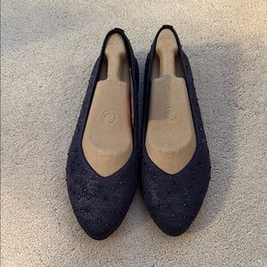 Skechers Navy Blue Sparkle Flats